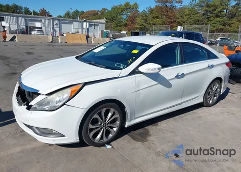 2014 Hyundai Sonata Se z USA, uszkodzony, nr VIN 5NPEC4ACXEH823882